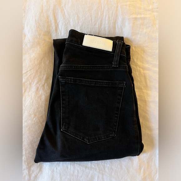 Re/Done Stove Pipe grey jeans - Picture 1 of 1